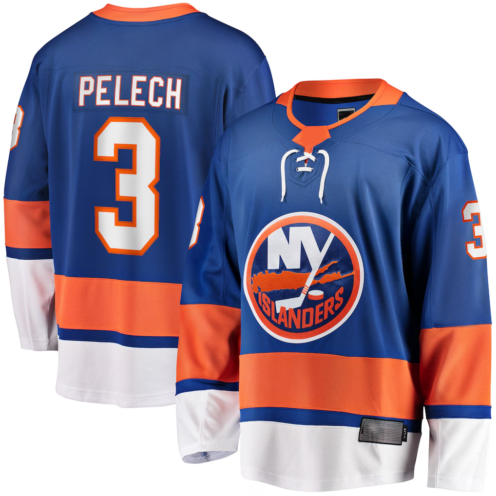 Kdoa NY.Islanders #3 Adam Pelech Royal Home Breakaway Player Jerseys