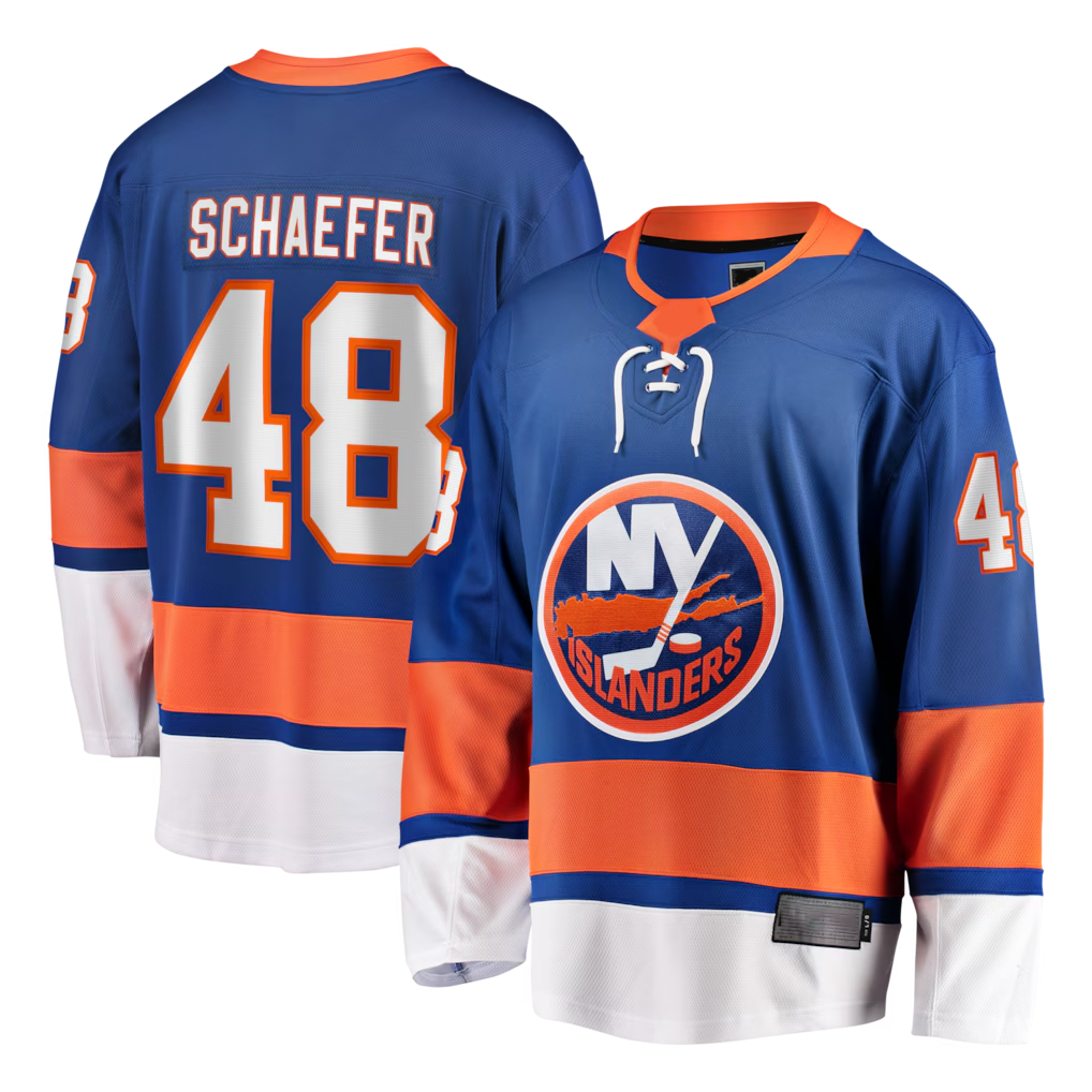 Kdoa NY.Islanders #48 Matthew Schaefer Royal Home Breakaway Player Jerseys