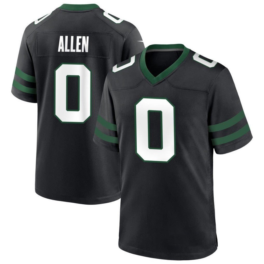 Kdoa NY.Jets #0 Braelon Allen Player Black Home Game Stitched Jerseys