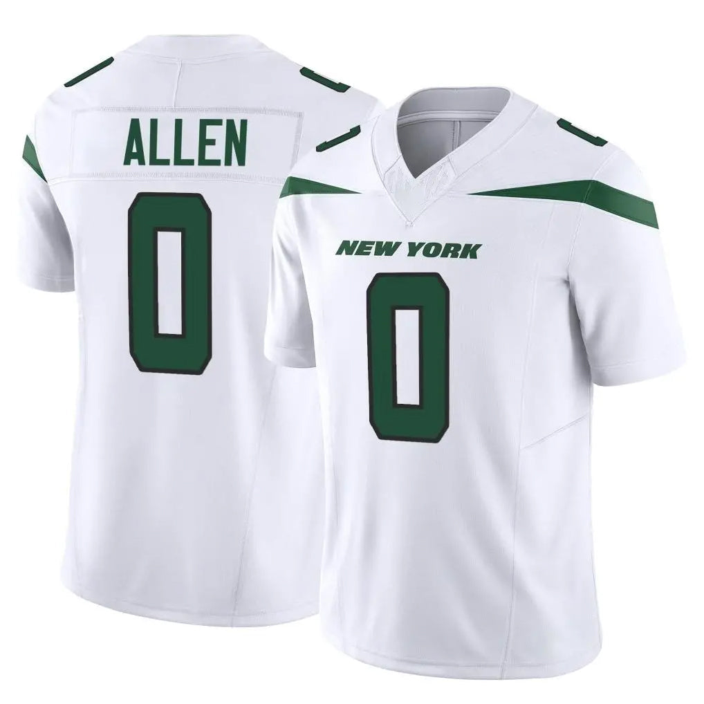 Kdoa NY.Jets #0 Braelon Allen Player White Limited Vapor F.U.S.E. Home Game Stitched Jerseys