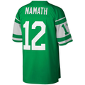 Kdoa NY.Jets #12 Joe Namath Mitchell & Ness Kelly Green Legacy Replica Stitched Puhic Jersey