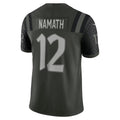 Kdoa NY.Jets #12 Joe Namath Player Gotham Green Rivalries Collection Limited Stitched Jerseys