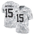 Kdoa NY.Jets #15 Adonai Mitchell Player Arctic Camo Salute to Service Limited Game Stitched Jerseys