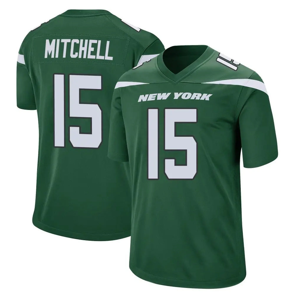Kdoa NY.Jets #15 Adonai Mitchell Player Green Home Game Stitched Jerseys