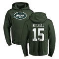 Kdoa NY.Jets #15 Adonai Mitchell Player Green LOGO Pullover Hoodies Limited Game Stitched Jerseys