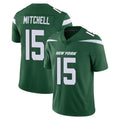 Kdoa NY.Jets #15 Adonai Mitchell Player Green Limited Vapor Home Game Stitched Jerseys