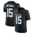 Kdoa NY.Jets #15 Adonai Mitchell Player Stealth Black Limited Vapor Home Game Stitched Jerseys