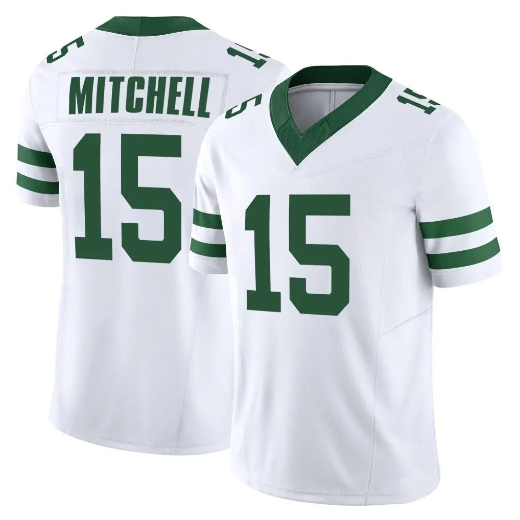 Kdoa NY.Jets #15 Adonai Mitchell Player White Limited Classic Vapor F.U.S.E. Home Game Stitched Jerseys