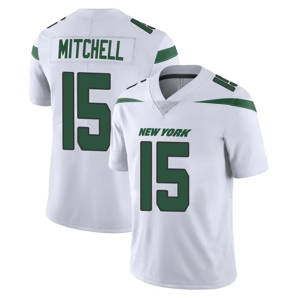 Kdoa NY.Jets #15 Adonai Mitchell Player White Spotlight Limited Vapor Home Game Stitched Jerseys