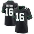 Kdoa NY.Jets #16 Vinny Testaverde Player Black Home Game Stitched Jerseys