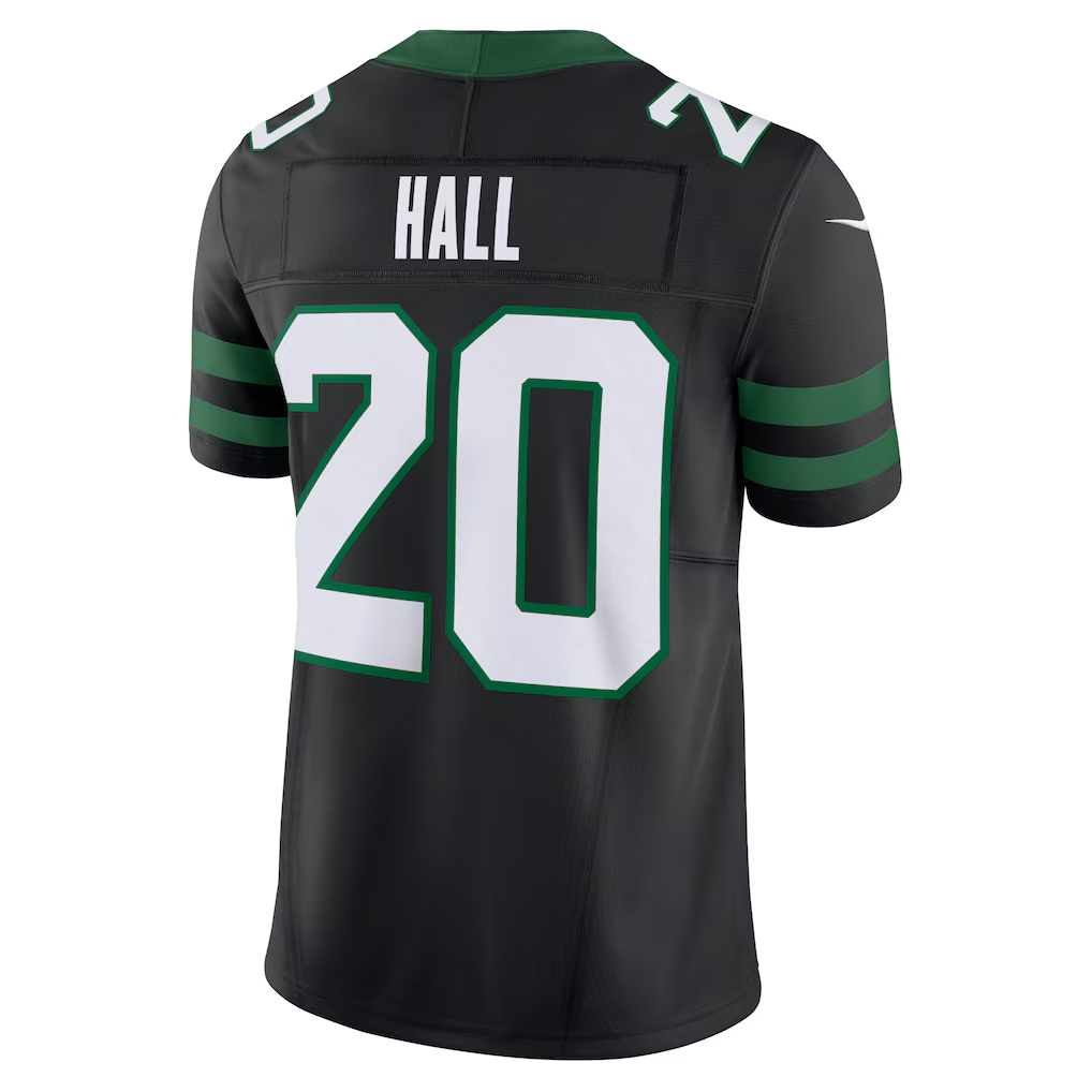 Kdoa NY.Jets #20 Breece Hall Legacy Black Alternate Vapor F.U.S.E. Limited Stitched Jerseys