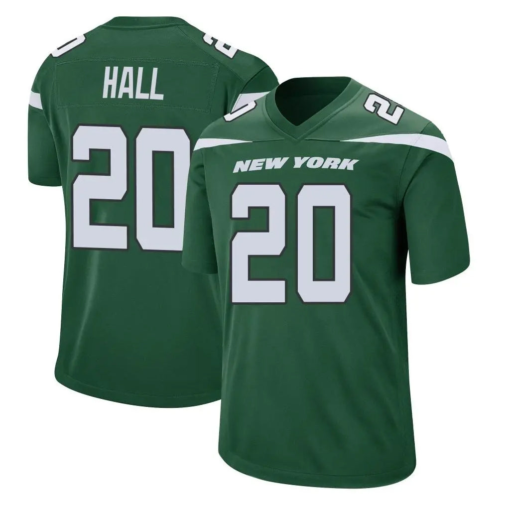 Kdoa NY.Jets #20 Breece Hall Player Green Home Game Stitched Jerseys