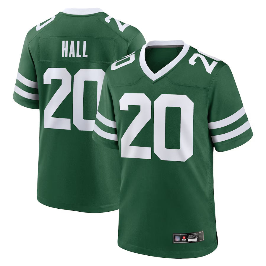 Kdoa NY.Jets #20 Breece Hall Player Home Game Jerseys - Gotham Green Stitched Jerseys