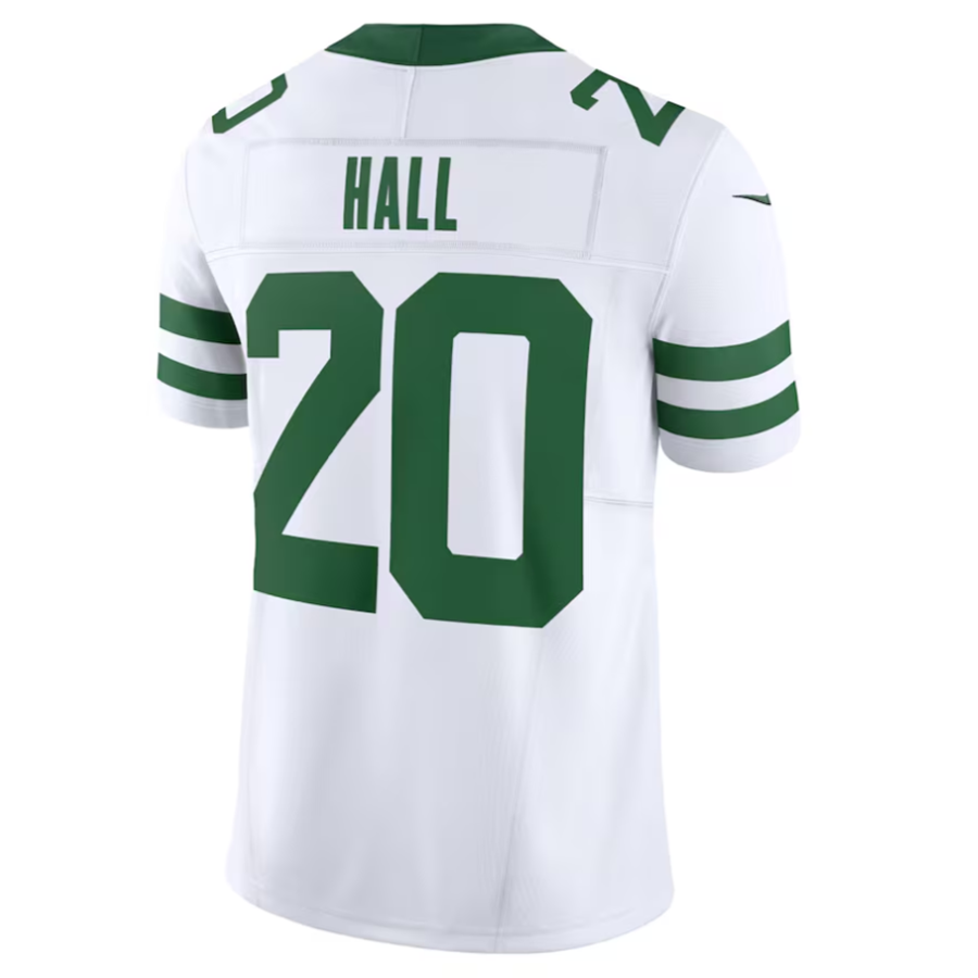 Kdoa NY.Jets #20 Breece Hall Player White Home Game Stitched Jerseys