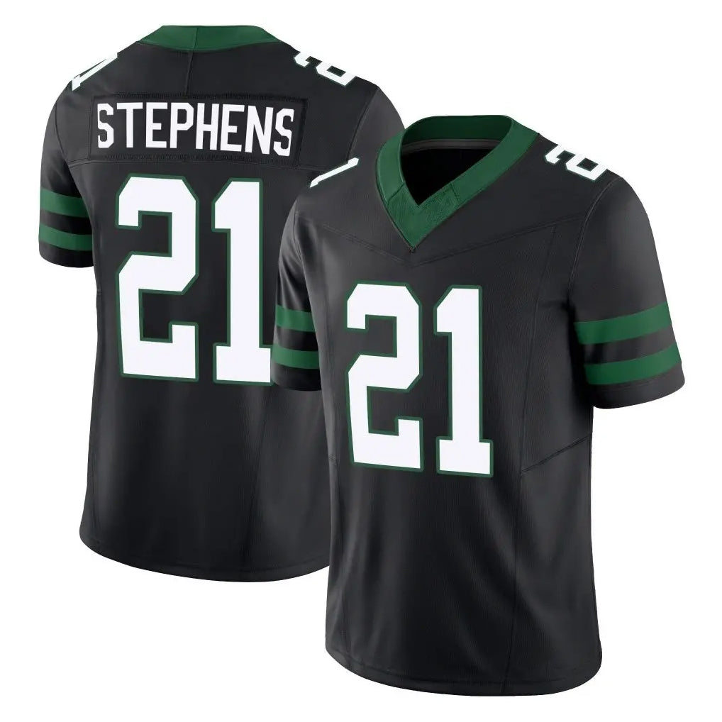 Kdoa NY.Jets #21 Brandon Stephens Player Black Limited Legacy Vapor F.U.S.E. Home Game Stitched Jerseys