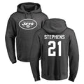 Kdoa NY.Jets #21 Brandon Stephens Player Gray Pullover Hoodies Limited Game Stitched Jerseys