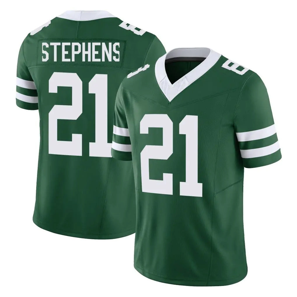 Kdoa NY.Jets #21 Brandon Stephens Player Green Legacy Limited Vapor F.U.S.E. Home Game Stitched Jerseys