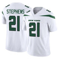 Kdoa NY.Jets #21 Brandon Stephens Player White Limited Vapor F.U.S.E. Home Game Stitched Jerseys