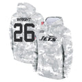 Kdoa NY.Jets #26 Nahshon Wright Player Arctic Camo Salute to Service Pullover Hoodies Limited Game Stitched Jerseys