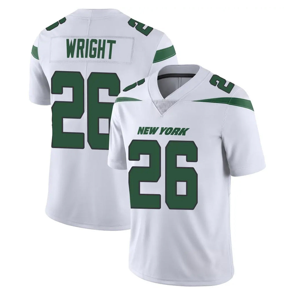 Kdoa NY.Jets #26 Nahshon Wright Player White Spotlight Limited Vapor Home Game Stitched Jerseys