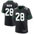 Kdoa NY.Jets #28 Curtis Martin Player Black Home Game Stitched Jerseys