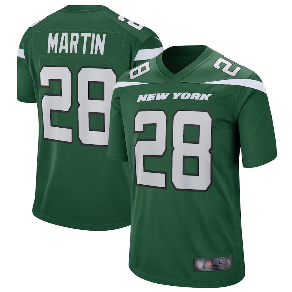 Kdoa NY.Jets #28 Curtis Martin Player Green Game Stitched Jerseys