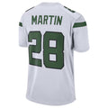 Kdoa NY.Jets #28 Curtis Martin Player White Game Stitched Jerseys