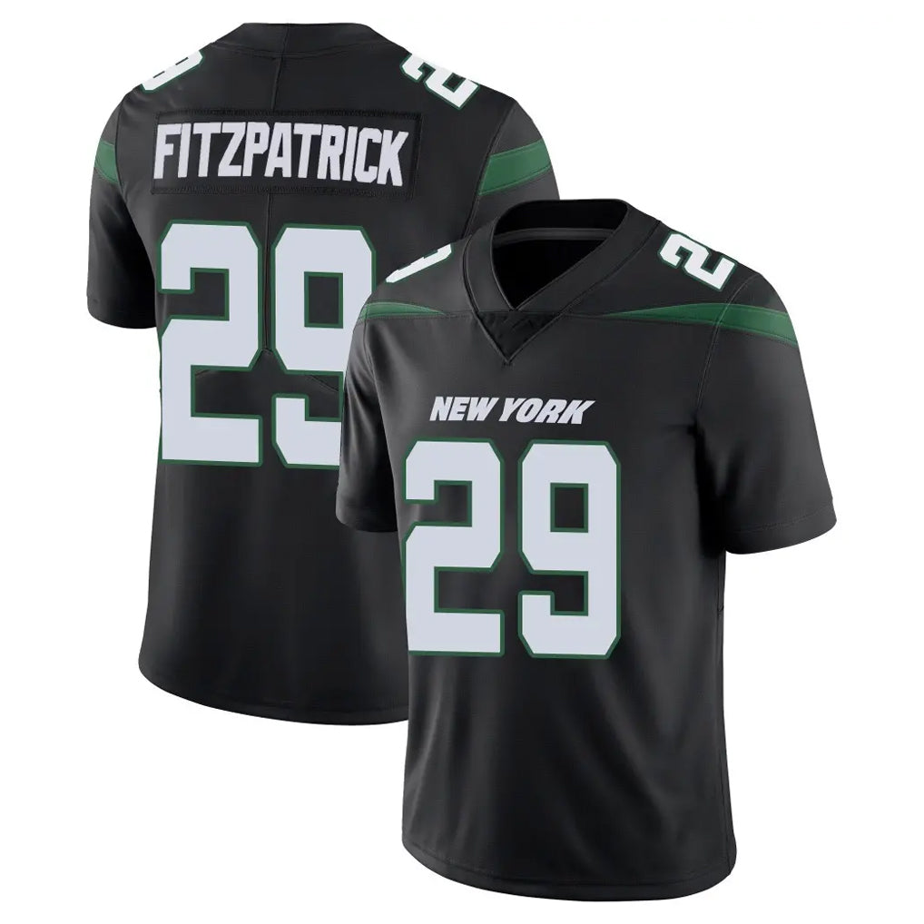 Kdoa NY.Jets #29 Minkah Fitzpatrick Player Stealth Black Limited Vapor Home Game Stitched Jerseys