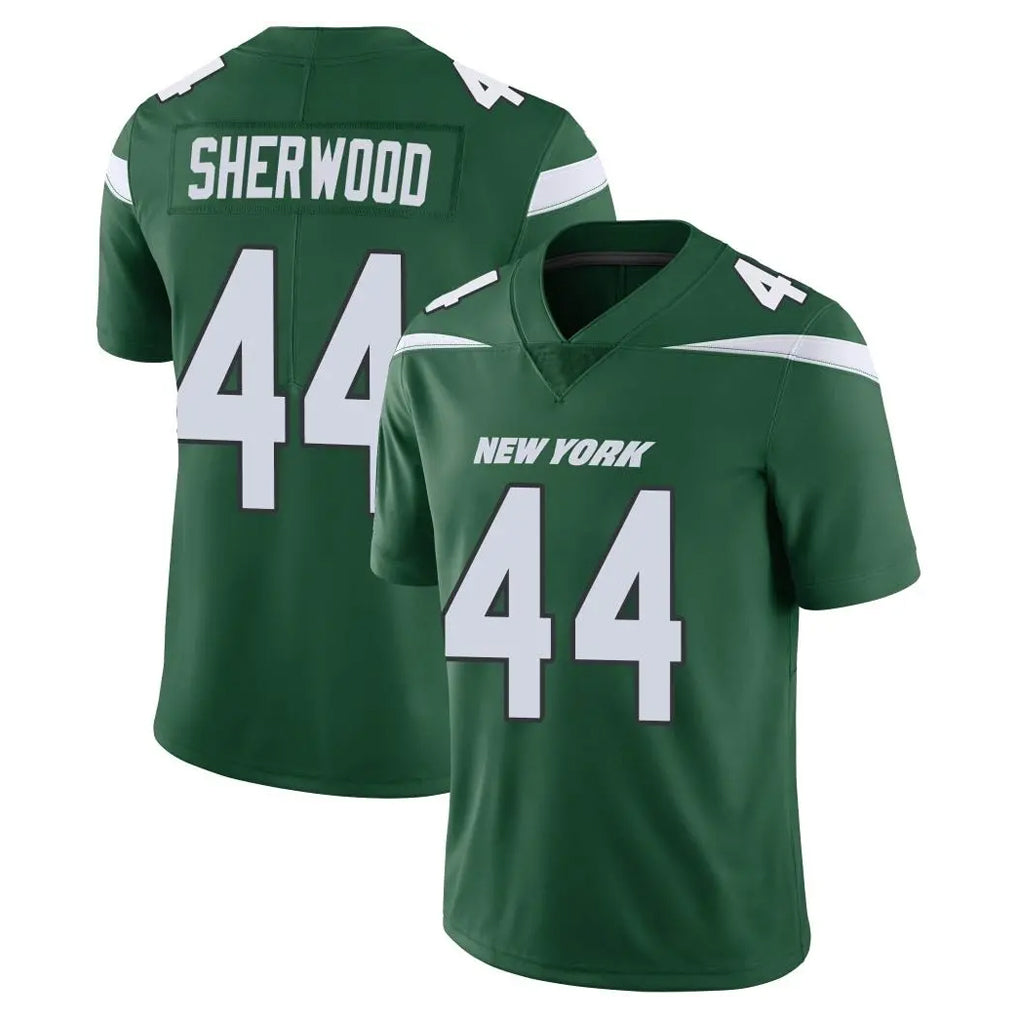 Kdoa NY.Jets #44 Jamien Sherwood Player Green Limited Vapor Home Game Stitched Jerseys