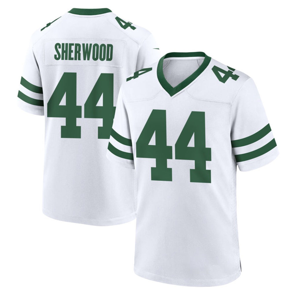 Kdoa NY.Jets #44 Jamien Sherwood Player White Legacy Home Game Stitched Jerseys