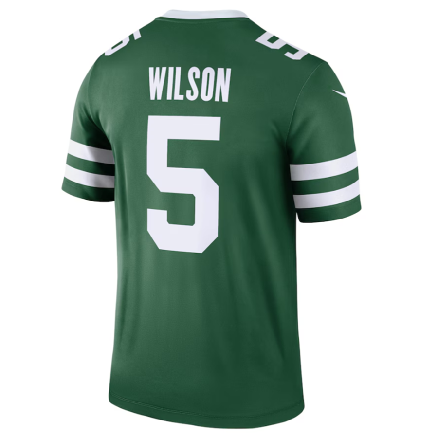 Kdoa NY.Jets #5 Garrett Wilson Legacy Green Legend Jersey Stitched American Stitched Jerseys