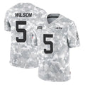 Kdoa NY.Jets #5 Garrett Wilson Player Arctic Camo Salute to Service Limited Game Stitched Jerseys