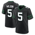 Kdoa NY.Jets #5 Garrett Wilson Player Black Legacy Home Game Stitched Jerseys