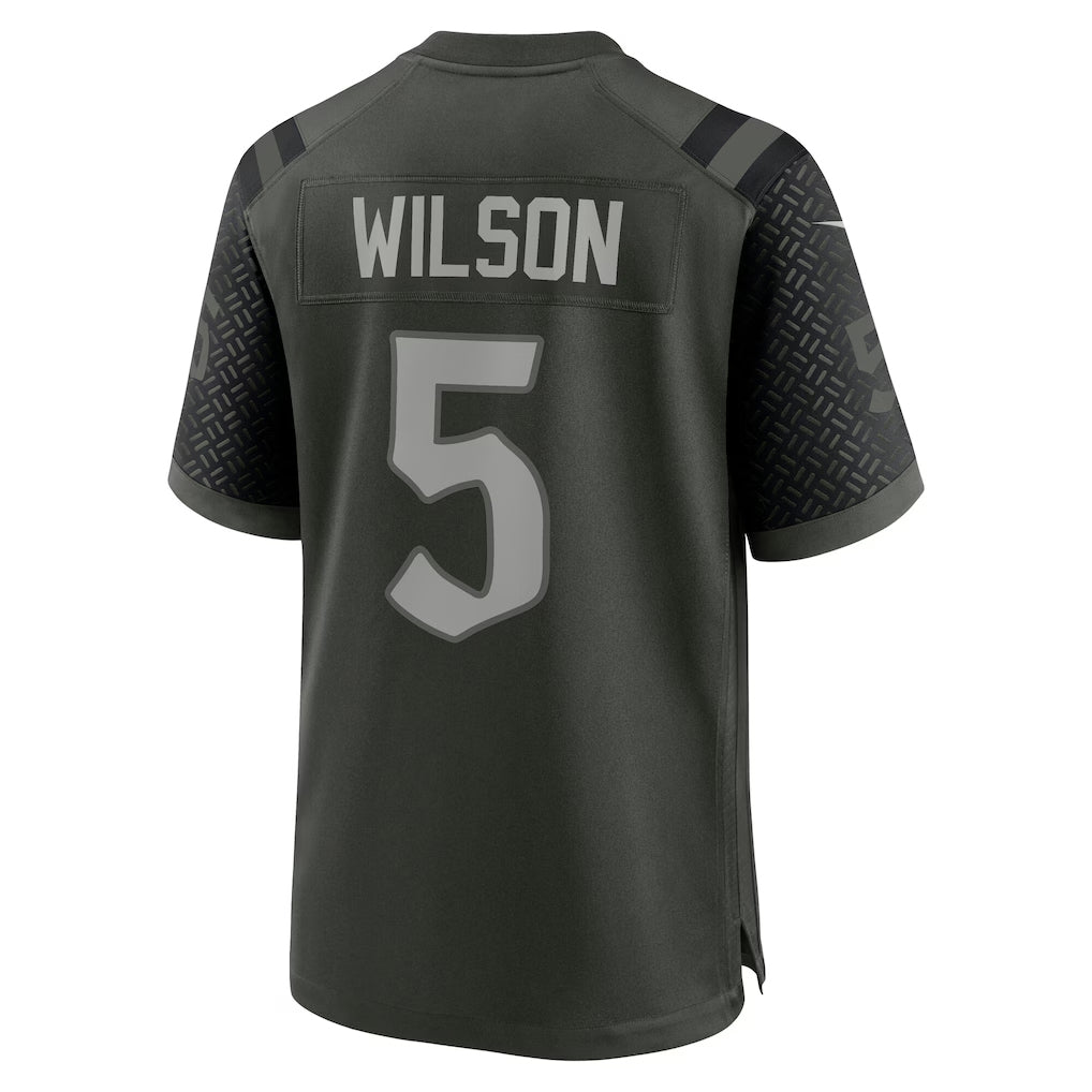 Kdoa NY.Jets #5 Garrett Wilson Player Gotham Green Rivalries Collection Game Stitched Jerseys