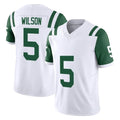 Kdoa NY.Jets #5 Garrett Wilson Player White Limited Classic Vapor F.U.S.E. Home Game Stitched Jerseys