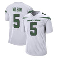 Kdoa NY.Jets #5 Garrett Wilson Player White Spotlight Home Game Stitched Jerseys