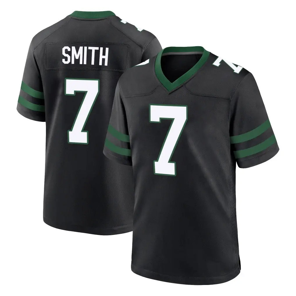 Kdoa NY.Jets #7 Geno Smith Player Black Legacy Home Game Stitched Jerseys