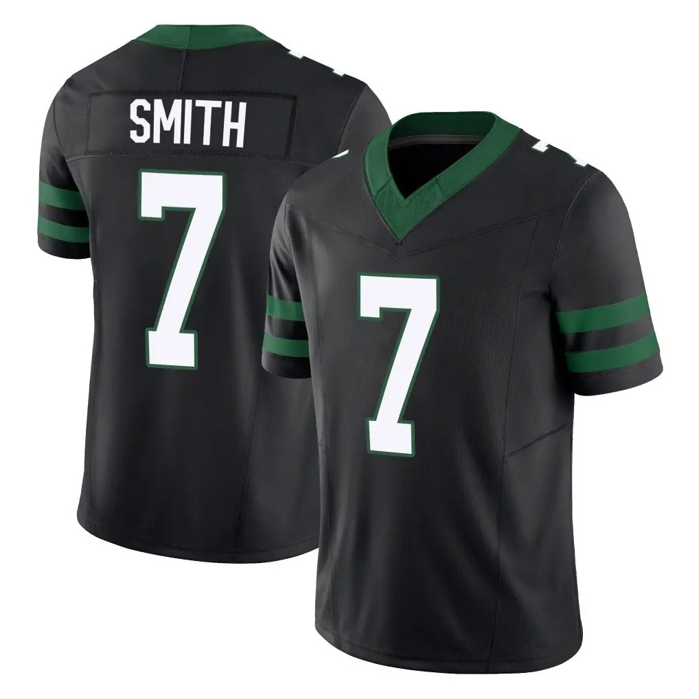 Kdoa NY.Jets #7 Geno Smith Player Black Limited Legacy Vapor F.U.S.E. Home Game Stitched Jerseys