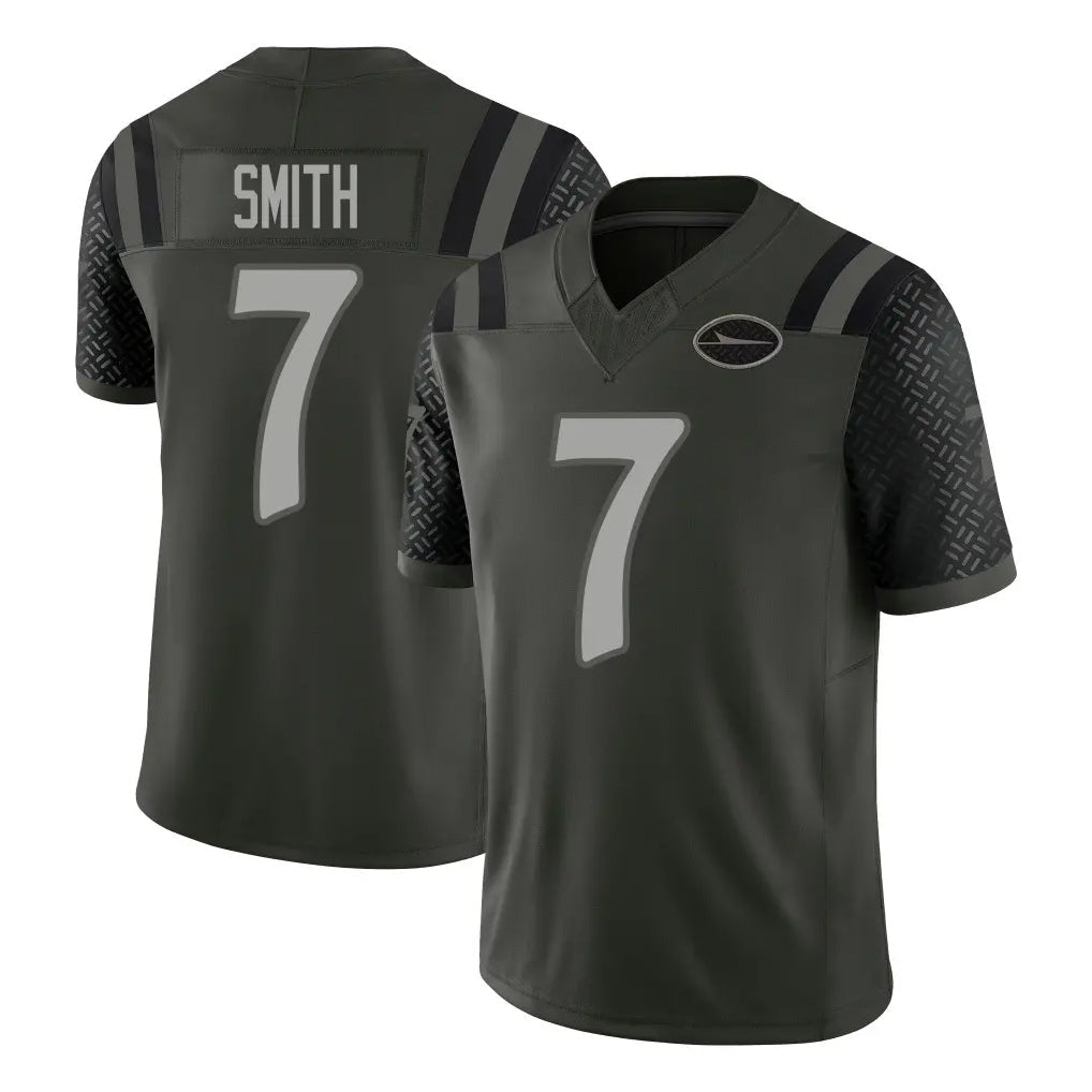 Kdoa NY.Jets #7 Geno Smith Player Green Limited 2025 Rivalries Collection Home Game Stitched Jerseys