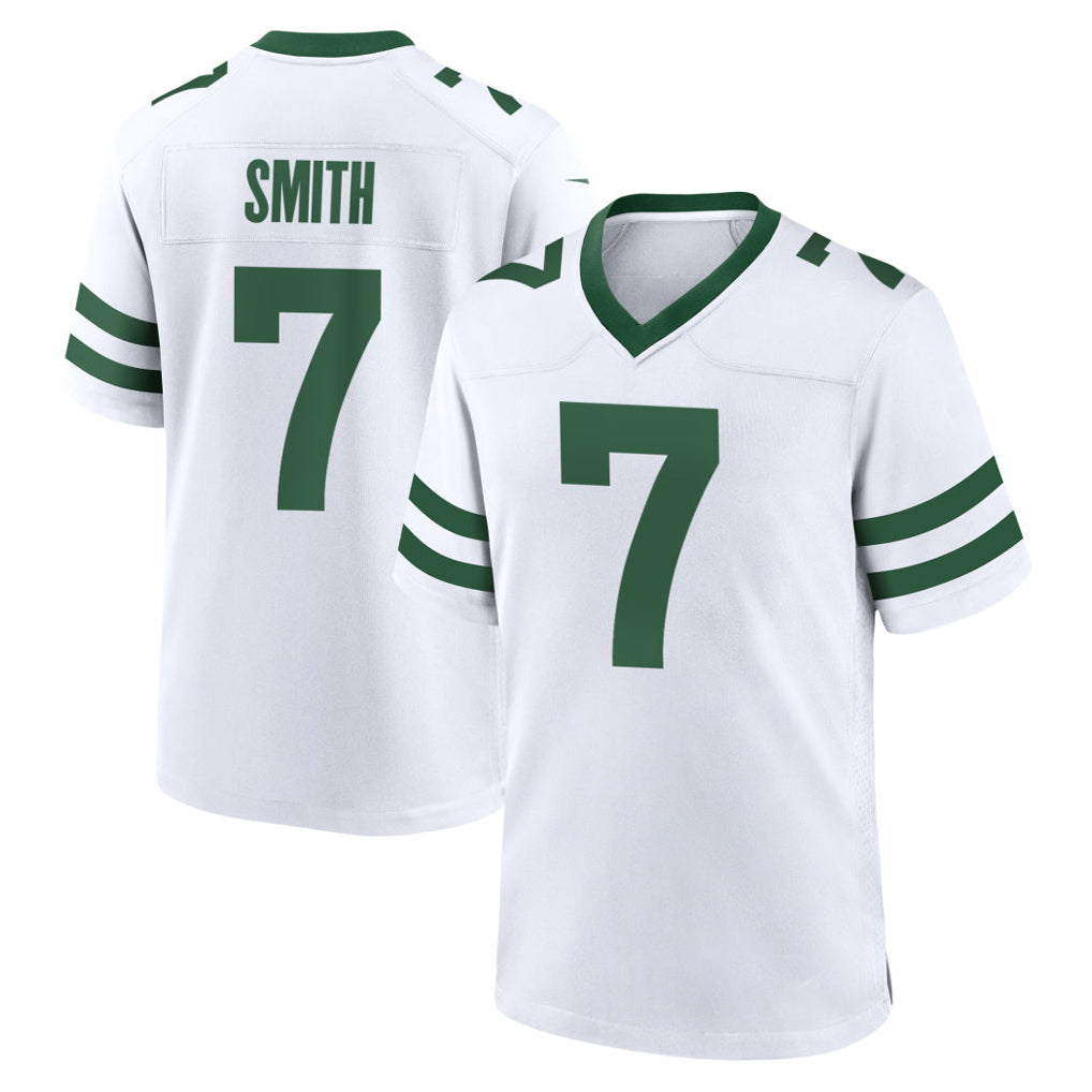 Kdoa NY.Jets #7 Geno Smith Player White Legacy Home Game Stitched Jerseys