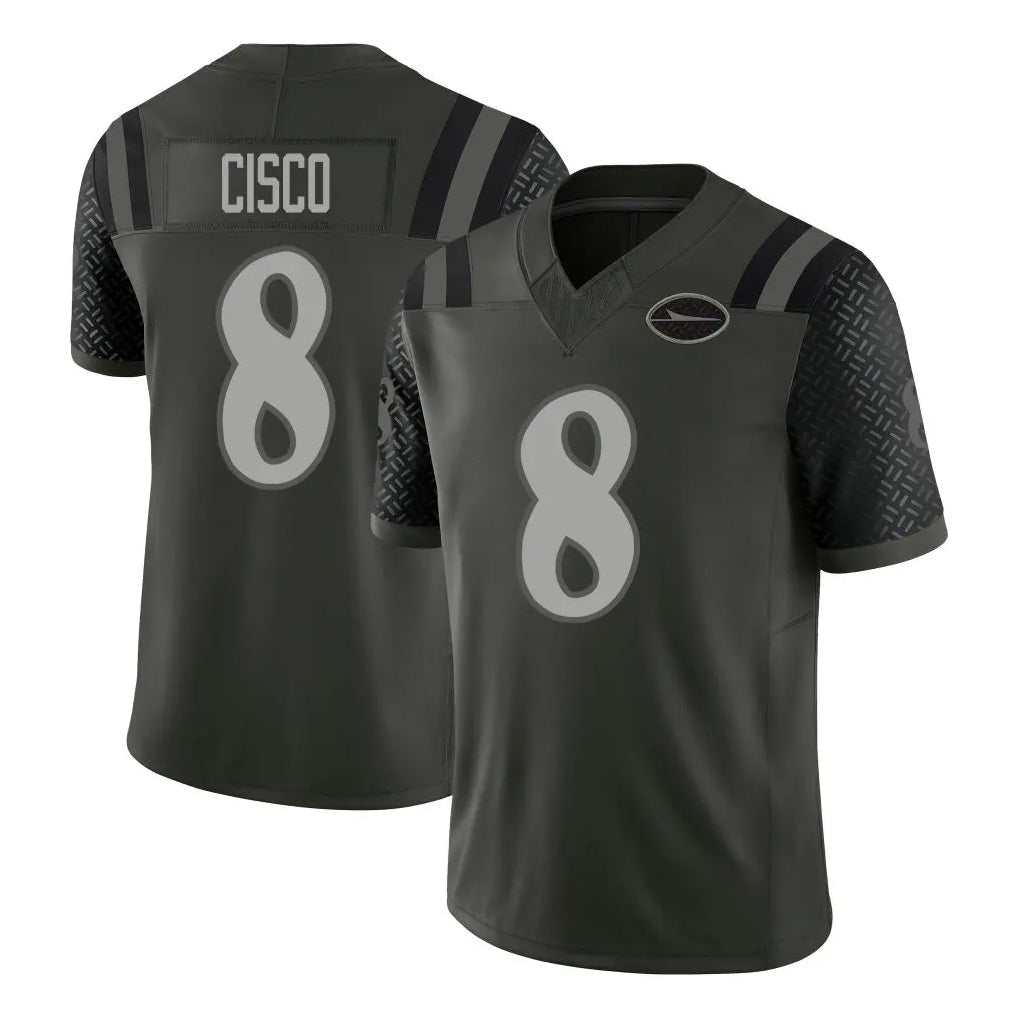 Kdoa NY.Jets #8 Andre Cisco Player Green Limited 2025 Rivalries Collection Home Game Stitched Jerseys