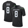 Kdoa NY.Jets #8 Andre Cisco Player Stealth Black Home Game Stitched Jerseys