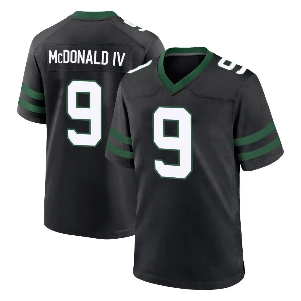 Kdoa NY.Jets #9 Will McDonald IV Player Black Legacy Home Game Stitched Jerseys