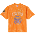 Kdoa NY.Knicks OVO x  Orange Mesh Football Fashion Jerseys