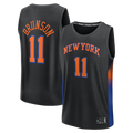 Kdoa NY.Knicks #11 Jalen Brunson  Black Fast Break Jerseys - Statement Edition