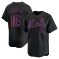 Kdoa NY.Mets #16 Dwight Gooden Player Black Alternate Home Limited Stitched Jerseys