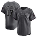Kdoa NY.Mets #17 Keith Hernandez Player Gray City Connect Limited Stitched Jerseys