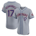 Kdoa NY.Mets #17 Keith Hernandez Player Gray Road Limited Elite Home Stitched Jerseys