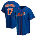Kdoa NY.Mets #17 Keith Hernandez Player Royal Home Game Stitched Jerseys