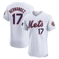Kdoa NY.Mets #17 Keith Hernandez Player White Home Limited Elite Stitched Jerseys